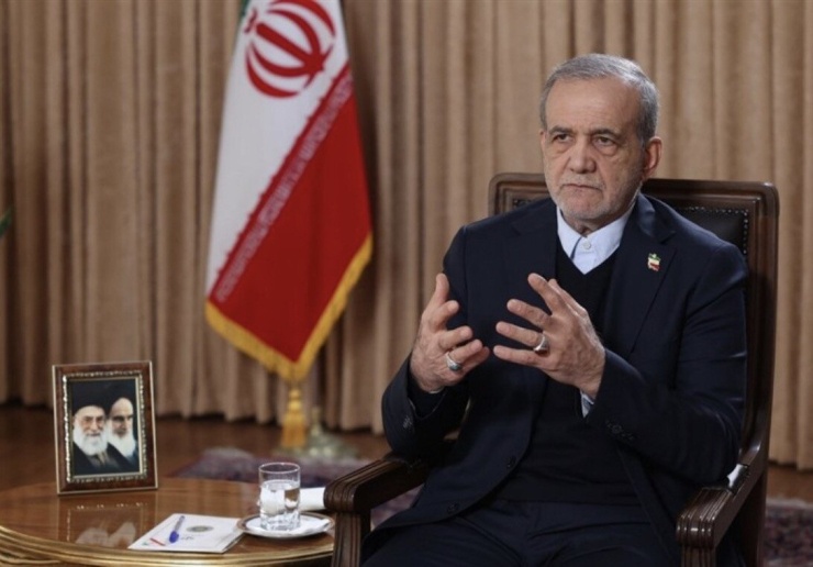 Tổng thống Iran Masoud Pezeshkian. Ảnh: Tasnim