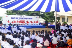 Hơn 500 học sinh vùng cao Lâm Đồng tham gia ngày hội vươn cao Việt Nam
