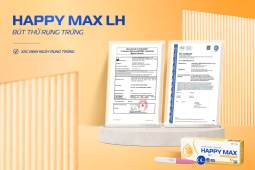 Happy Max LH - Bút thử rụng trứng tiêu chuẩn CE 0123, được TÜV SÜD (Đức) chứng nhận