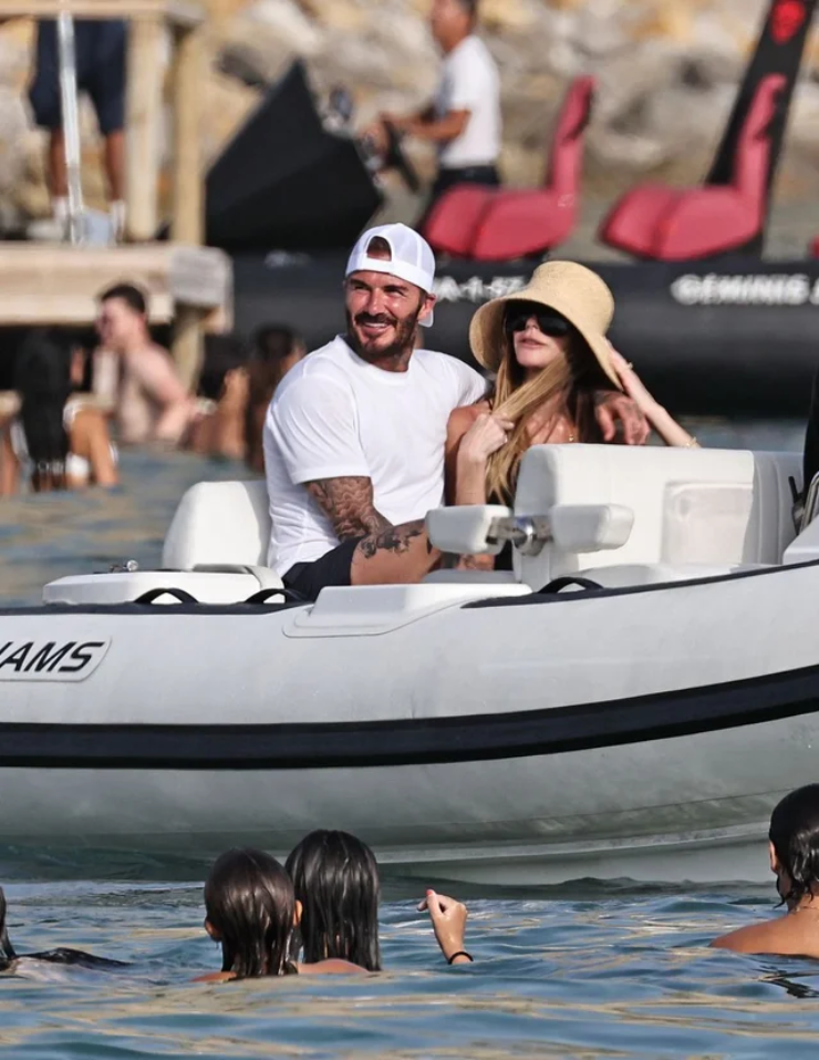 Beckham và vợ 