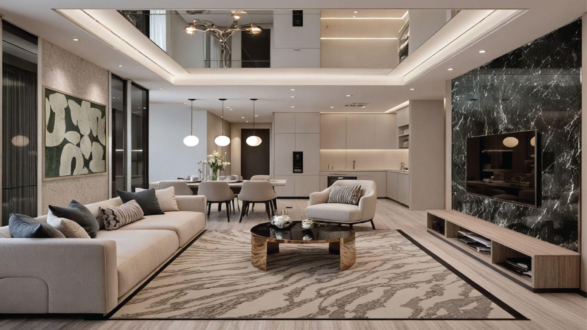 Căn hộ được bàn giao theo tiêu chuẩn 5 sao cùng với hệ nội thất đến từ các thương hiệu hàng đầu châu Âu.