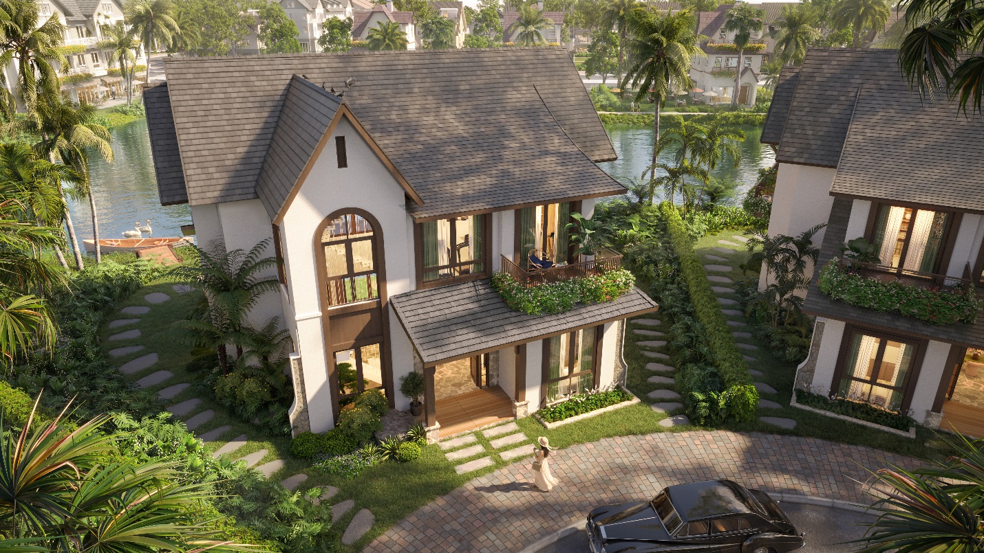 Mỗi nhánh đảo chỉ có 15-22 căn biệt thự.