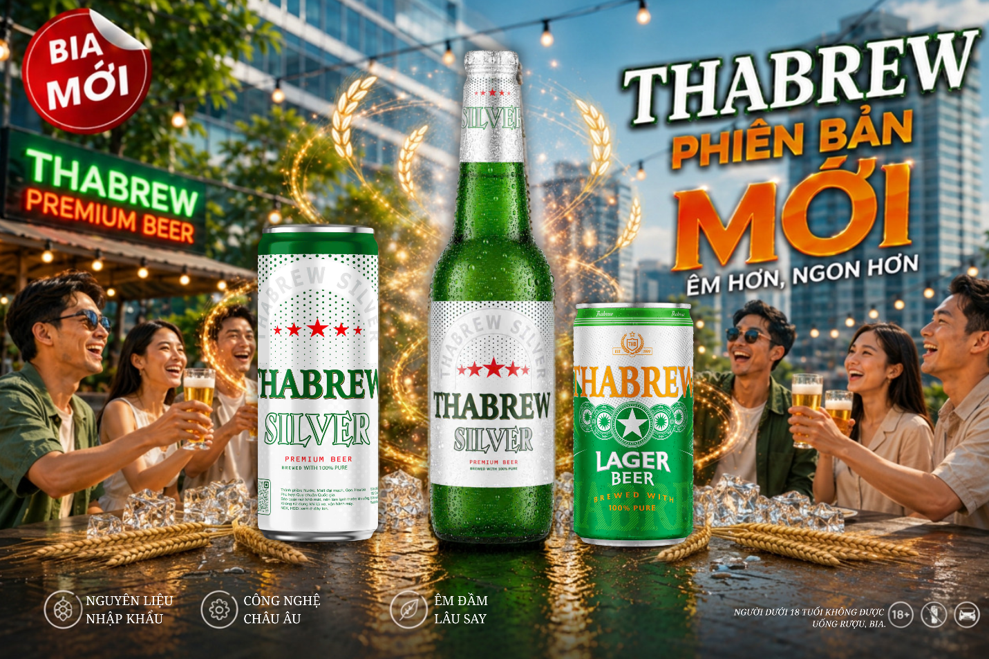 Bia Thabrew Silver, Thabrew Lager ra mắt, dấu ấn mới của Bia Hà Nội – Thanh Hóa - 1