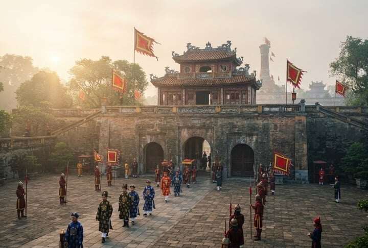 Vì sao “Kẻ Chợ” lại phát triển rực rỡ ngay dưới chân Thăng Long? Lời giải đáp nằm ở điều kiện địa lý thủy văn tuyệt vời của vùng đất này. (Ảnh: IG)
