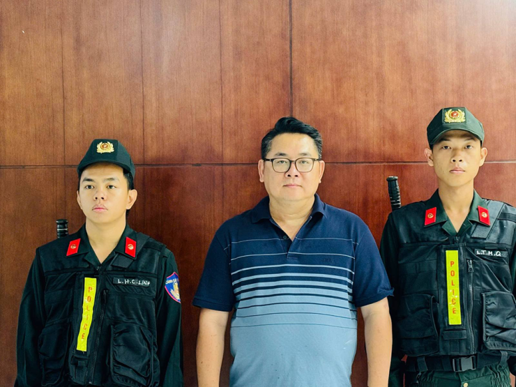 Bị can Nguyễn Thành Hiệp (Giám đốc Công ty TNHH Truyền thông và Giải trí Unicorn Việt Nam). Ảnh: CACC