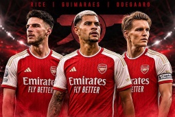 Arsenal đón Guimaraes 75 triệu bảng: Công thủ toàn diện, đối tác lý tưởng cho Rice