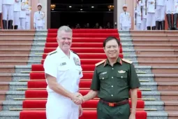 Đại tướng Nguyễn Tân Cương hội kiến Tư lệnh Bộ tư lệnh Thái Bình Dương của Mỹ