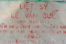 Manh mối quan trọng từ bia đá khắc tên 'Liệt sỹ Lê Văn Quế'