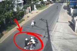 Người đàn ông gây phẫn nộ khi đạp ngã người đang đi xe máy ở Đắk Lắk