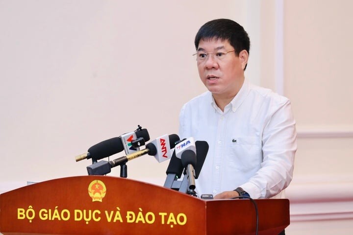 Ông Huỳnh Văn Chương, Cục trưởng Cục Quản lý chất lượng Bộ GD&amp;ĐT
