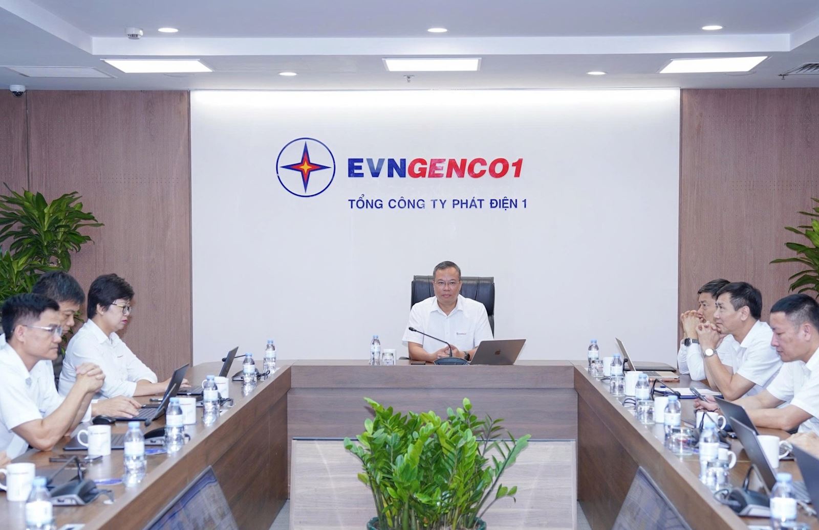 Tổng Giám đốc Lê Hải Đăng chủ trì Hội nghị giao ban tháng 8/2026 của EVNGENCO1