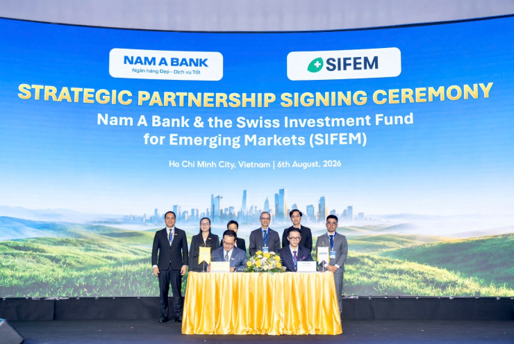Nam A Bank đón dòng vốn xanh từ Thụy Sĩ, nâng tổng quy mô huy động vốn quốc tế gần 350 triệu USD