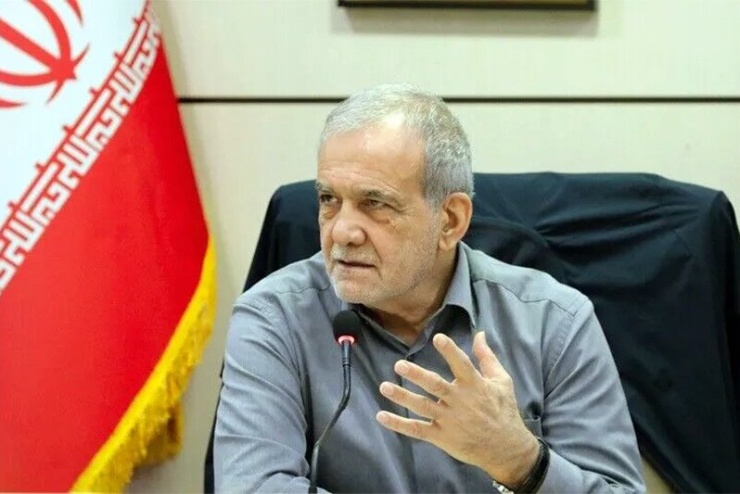 Tổng thống Iran Masoud Pezeshkian. Ảnh: Anadolu