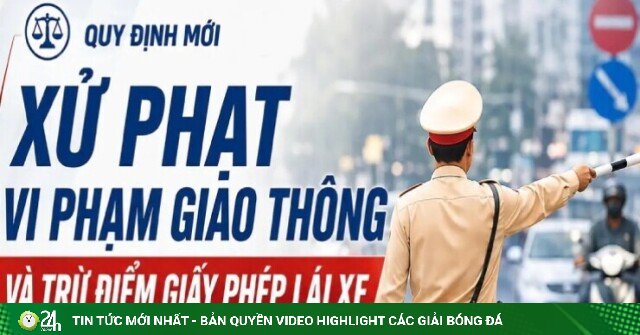 Quy định mới về xử phạt giao thông và trừ điểm giấy phép lái xe