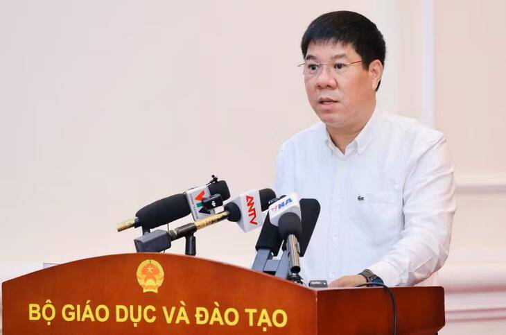 Cục trưởng Cục Quản lý chất lượng (Bộ GD&amp;ĐT) Huỳnh Văn Chương. Ảnh: HB