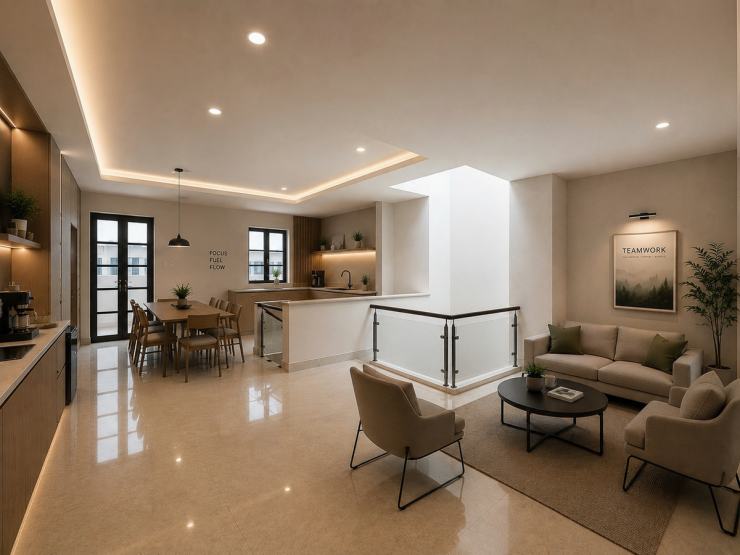 Biệt thự 120 m2 kết hợp văn phòng của Kiều Trinh Xíu - 6