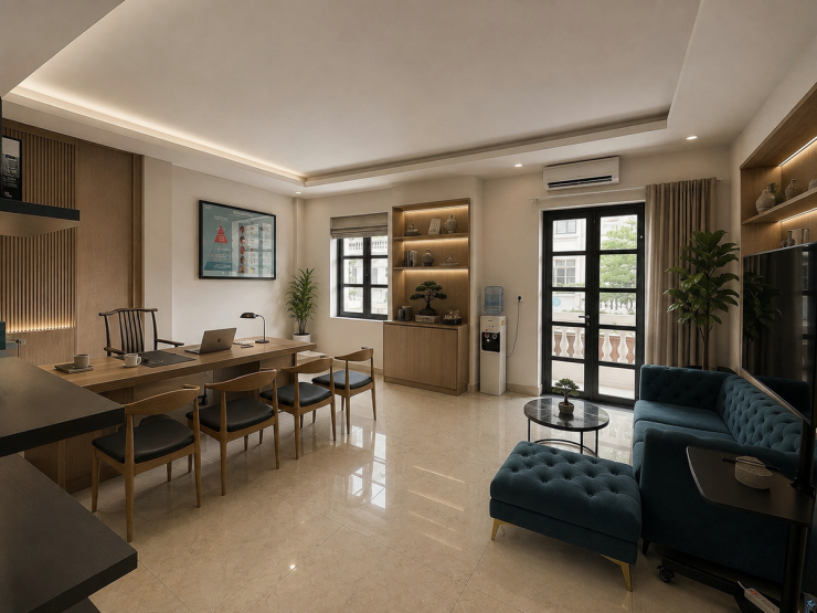 Biệt thự 120 m2 kết hợp văn phòng của Kiều Trinh Xíu - 8