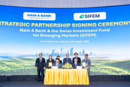 Nam A Bank đón dòng vốn xanh từ Thụy Sĩ, nâng tổng quy mô huy động vốn quốc tế gần 350 triệu USD