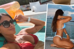 Vợ người mẫu của Messi đăng ảnh mặc bikini, bạn gái Ronaldo lập tức vảo thả tim