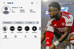 Nóng Vinicius "xóa" hết thông tin về Real, nội bộ Arsenal tin đã chốt xong siêu sao