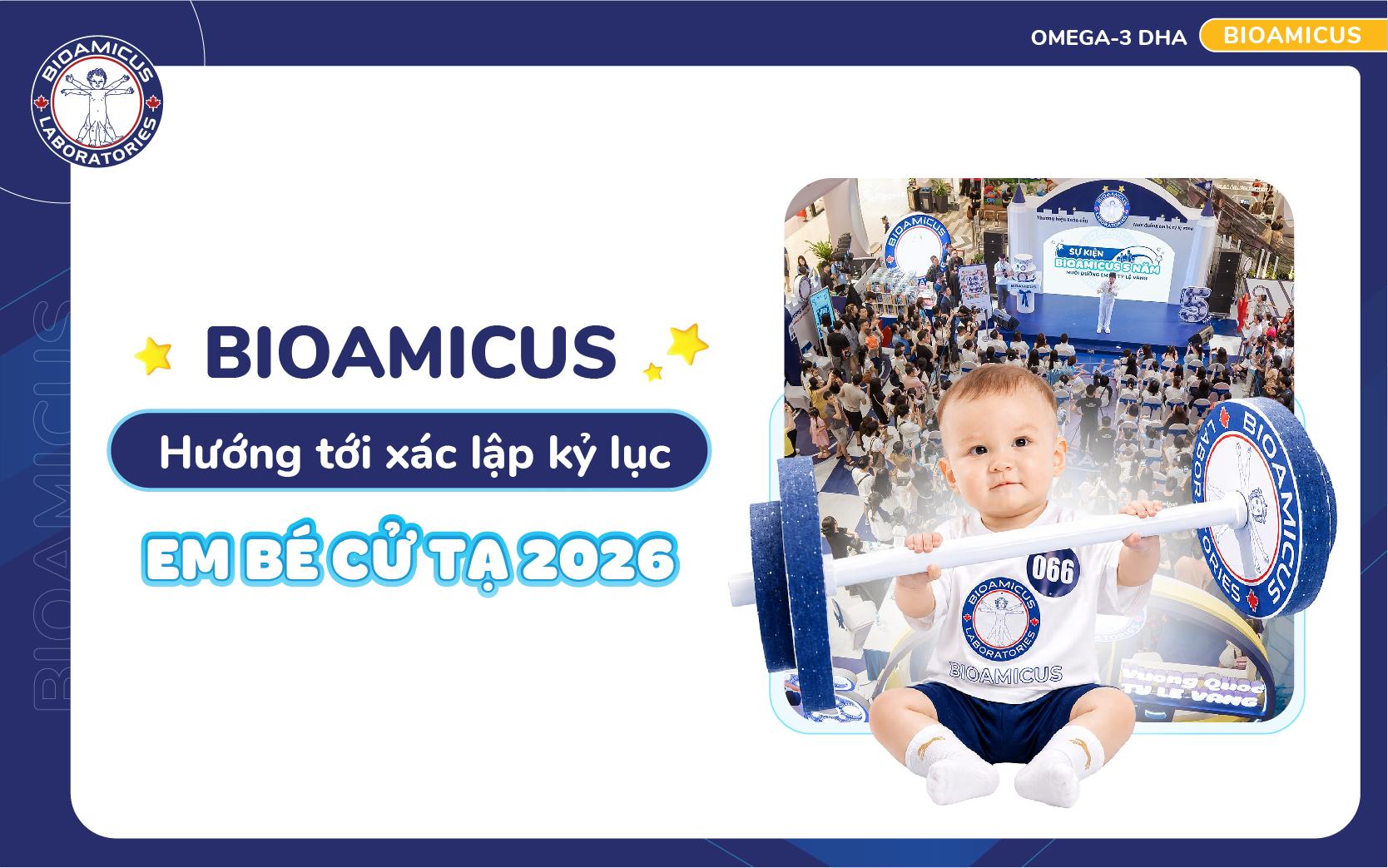 BioAmicus hướng tới xác lập kỷ lục em bé cử tạ