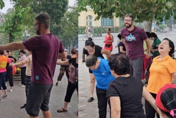 Du khách Tây: Không khí tập thể dục sáng ở Việt Nam 'có tính gây nghiện rất cao'