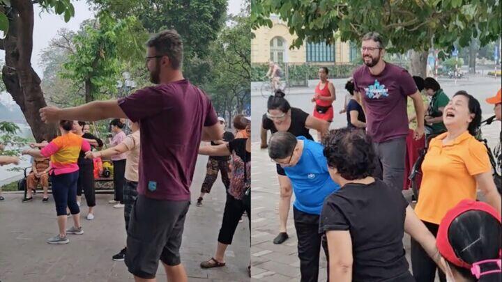 Du khách Tây: Không khí tập thể dục sáng ở Việt Nam 'có tính gây nghiện rất cao' - 1