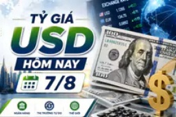Tỷ giá USD hôm nay 7/8: Tỷ giá trung tâm tại Ngân hàng Nhà tiếp tục lập đỉnh