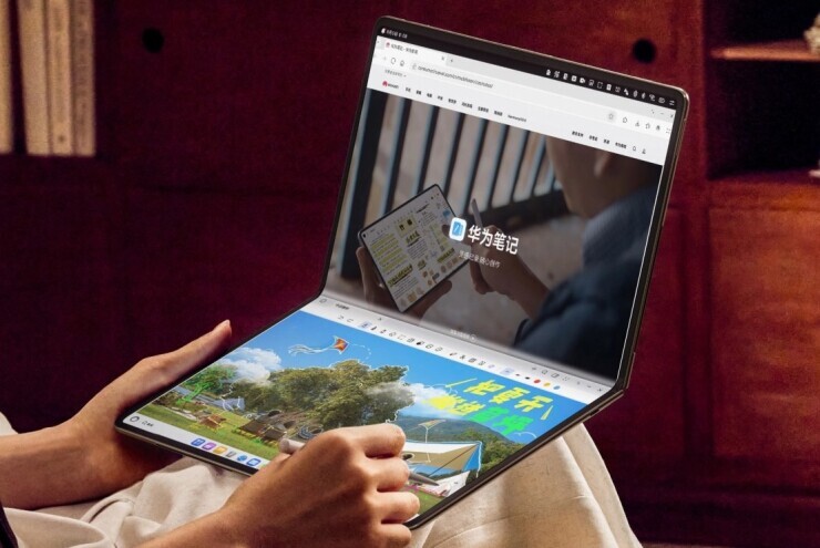Trình làng laptop màn hình gập Huawei MateBook Fold