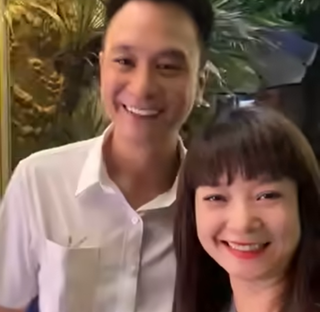 Công Dũng và Lệ Hằng. Ảnh: Chụp màn hình