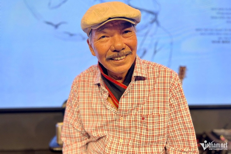 Nhạc sĩ Trần Tiến. Ảnh: Tuấn Chiêu 