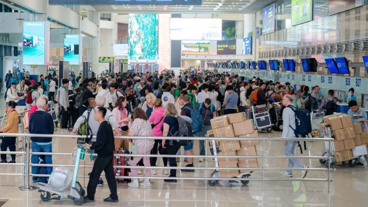 Hàng hoá miễn thuế được bày bán chủ yếu tại các cửa hàng miễn thuế trong khu vực cách ly của sân bay quốc tế, cảng biển hoặc cửa khẩu dành cho khách chuẩn bị xuất cảnh. Ảnh: D.V.