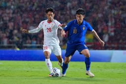 Video bóng đá Thái Lan - Myanmar: Kịch tính VAR, penalty & xà ngang (AFF Cup)