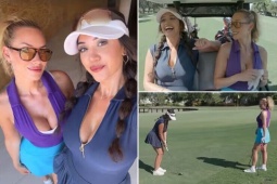 2 kiều nữ golf so kè "vòng 1", cùng than khổ dù sở hữu điều triệu người ao ước