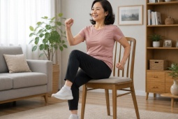 4 bài tập trên ghế giúp ngăn ngừa bụng chảy xệ sau tuổi 55