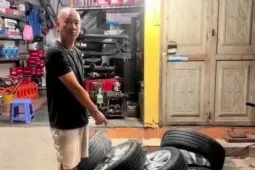 TP NOW: Bắt đối tượng trộm bánh xe ô tô trong khu đô thị ở Hà Nội