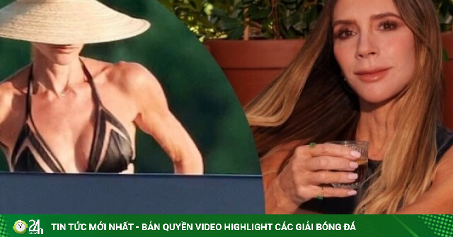 Victoria Beckham khoe cơ bắp cuồn cuộn khi diện bikini