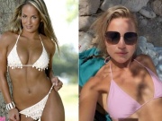 Nữ MC thể thao gặp cảnh "đỏ mặt" khi mặc bikini tung tăng trên bãi biển