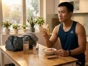 Nên uống nước chanh mật ong hay ăn nhẹ trước khi tập thể dục buổi sáng?
