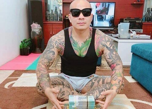 Đỗ Văn Quang (tức Quang Rambo) trước khi bị bắt.