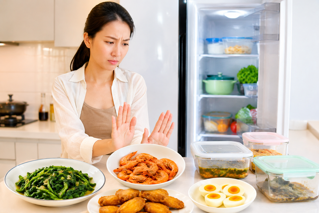 Với rau xanh đã nấu chín, tốt nhất chỉ nên nấu lượng vừa đủ cho bữa ăn. Ảnh minh họa