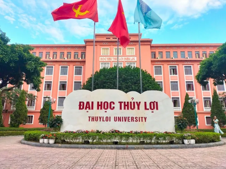 Trường Đại học Thủy lợi trụ sở chính tại Hà Nội. Ảnh: TLU