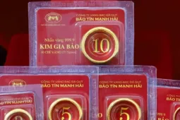 Giá vàng hôm nay (9/8): Bảo Tín Mạnh Hải, Mi Hồng niêm yết khác lạ