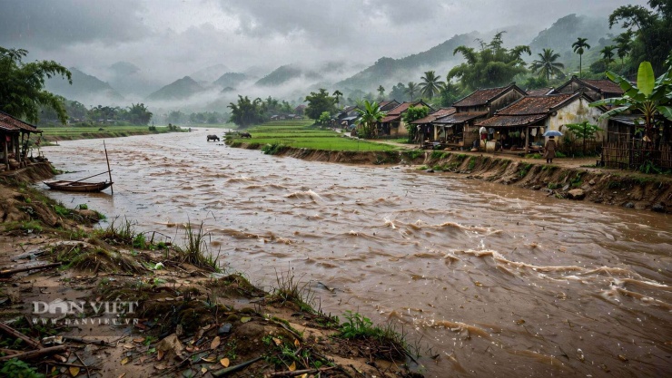 Tháng 7 Âm lịch là chính vụ mưa lũ.