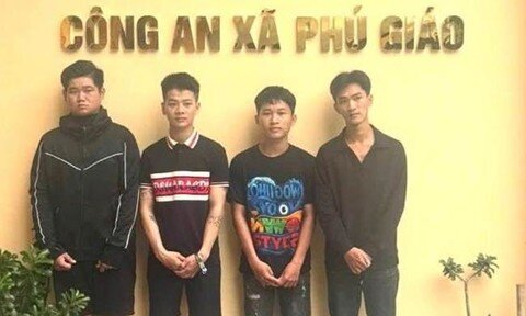 4 đối tượng trộm xe máy bị bắt giữ