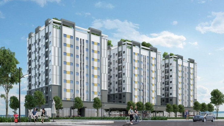 Giá bán nhà ở xã hội tại dự án Kim Hoa khoảng 19,8 triệu đồng/m2, tương đương 1,24 - 1,38 tỷ đồng/căn.