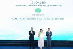 Cathay Life Việt Nam 10 năm liên tiếp được vinh danh Top 10 Công ty Bảo hiểm Uy tín