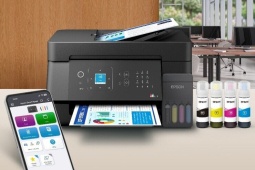 Epson tung cùng lúc 8 máy in không nhiệt mới, dùng mực hiệu suất tới 7.500 trang