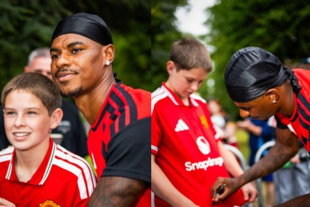 Rashford xuất hiện cực thân thiện khi hội quân với MU, mơ "gương vỡ lại lành"