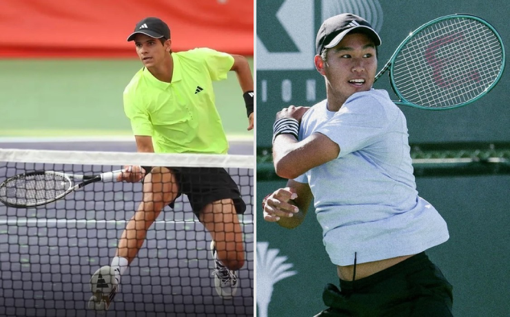 Jodar (bên trái) và Tien (bên phải) cùng tăng 2 bậc ATP tuần qua